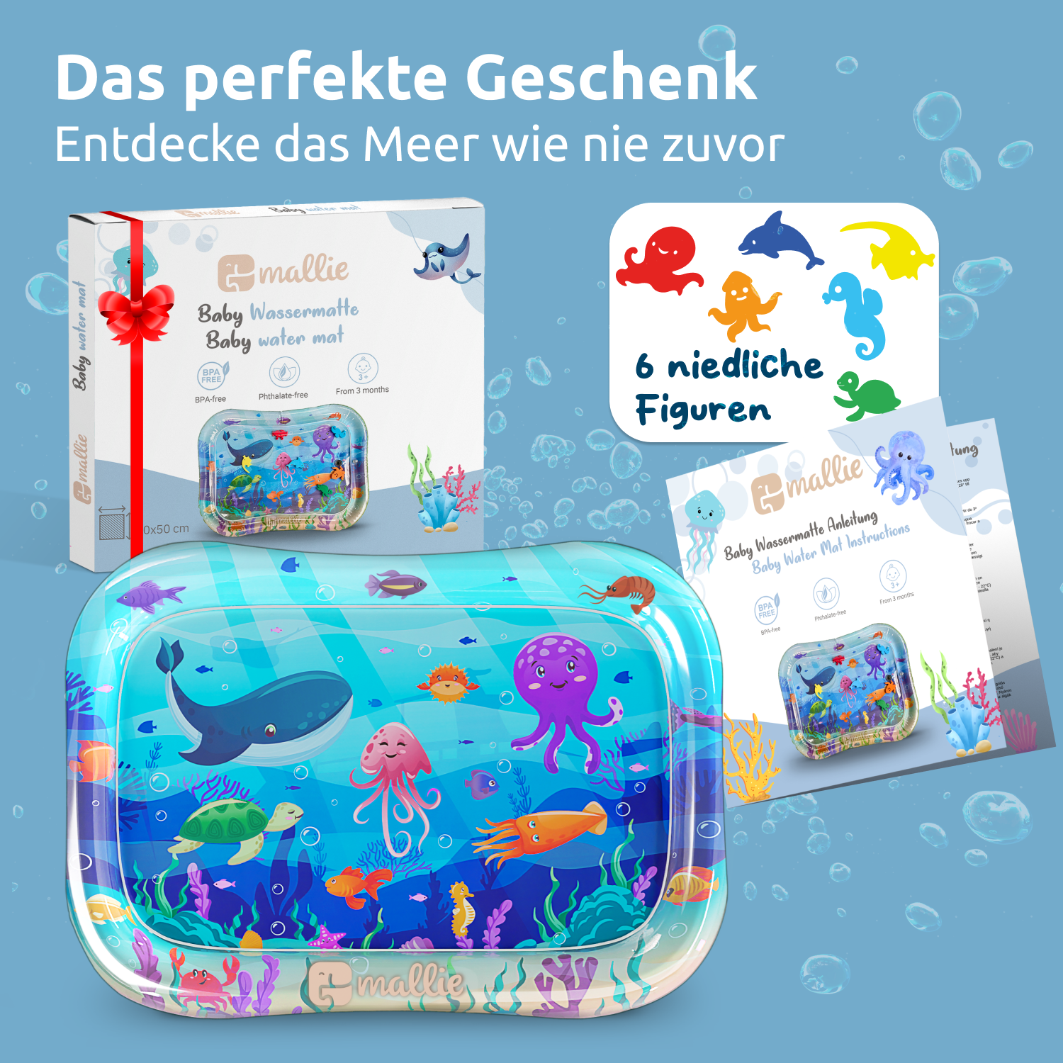 Baby Wassermatte Bauchlage