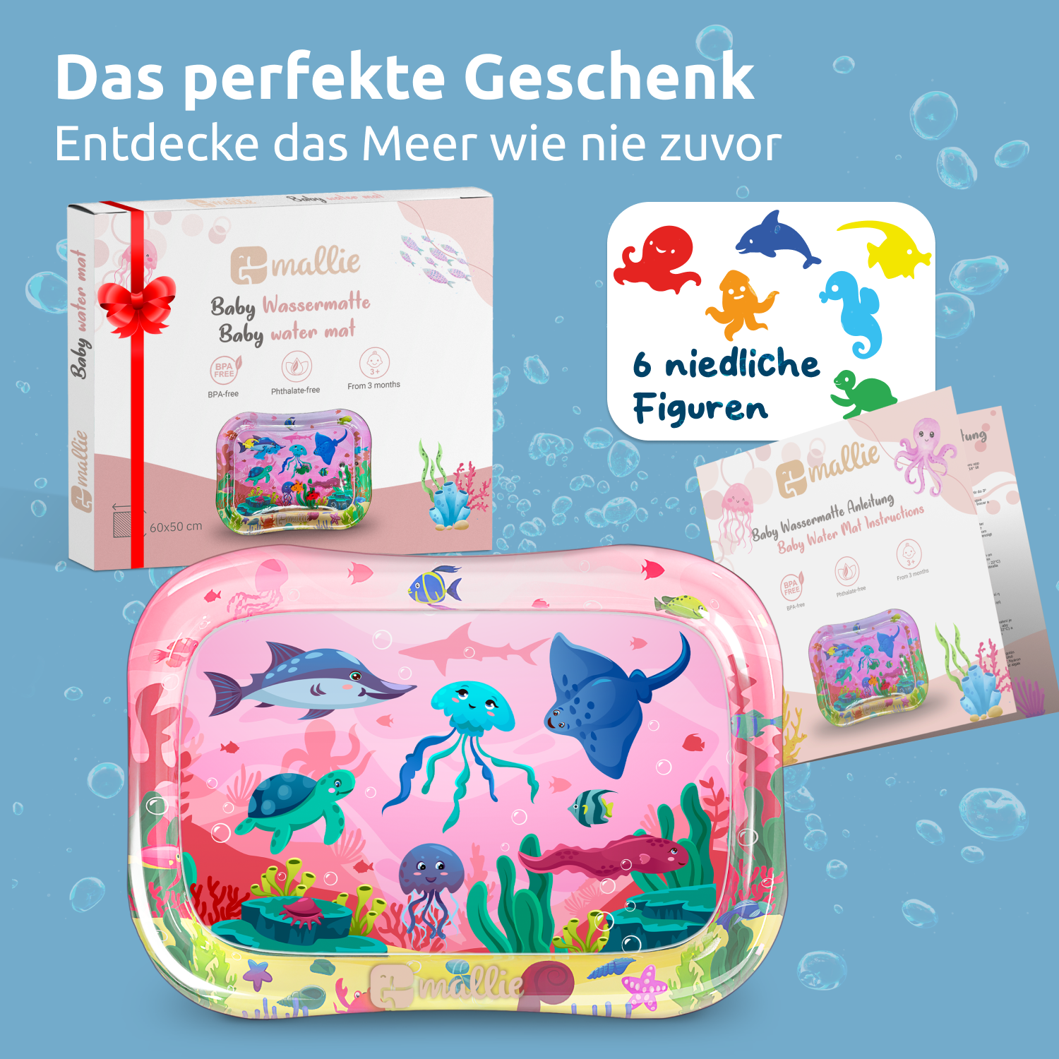 Baby Wassermatte Bauchlage