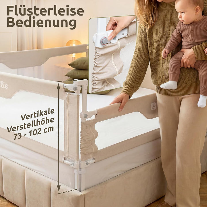 Mallie Bettgitter Set, flüsterleise absenkbar #FREMD_1