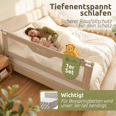Mallie Bettgitter am Elternbett: Mutter und Baby schlafen tiefenentspannt und sicher