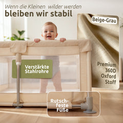 Mallie Laufstall im Familienalltag
