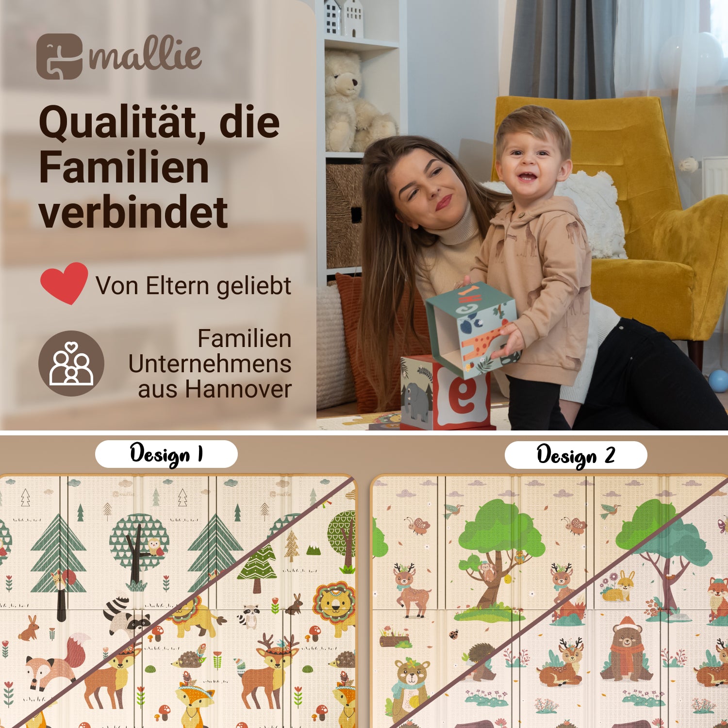 Faltbare Krabbelmatte