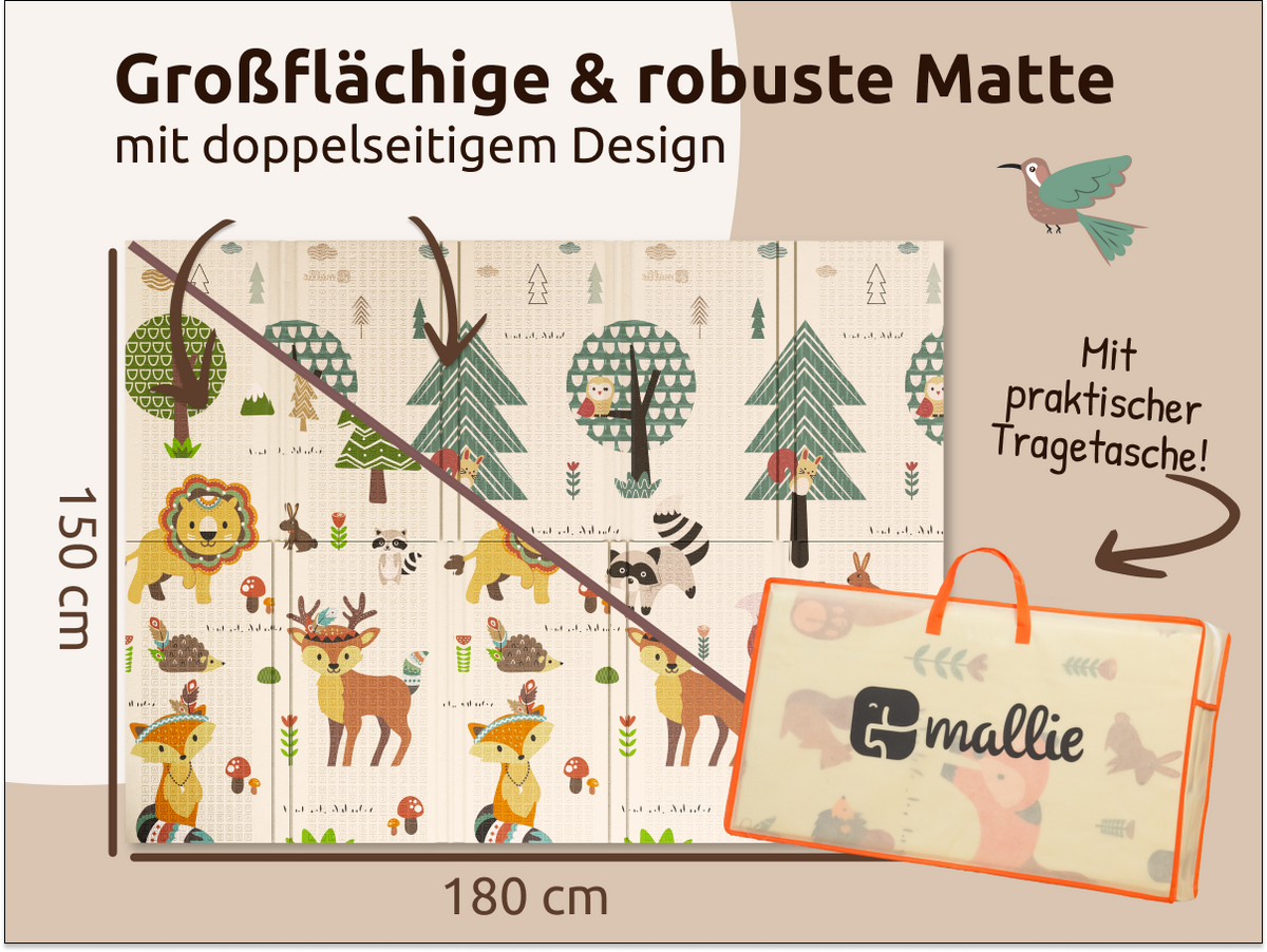 Mallie Krabbelmatte Mobile 9
