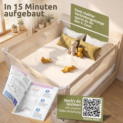 Mallie Bettgitter Set, Aufbau in 15 Minuten 