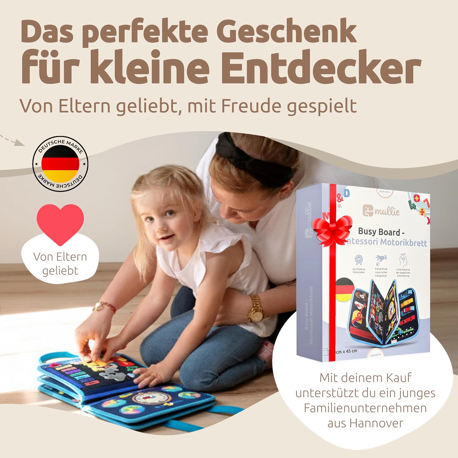 Mallie Busy Board Blau, Amazon-Bild 8 _