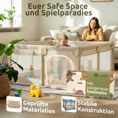 Mallie Laufstall im Wohnzimmer, euer Safe Space und Spielparadies