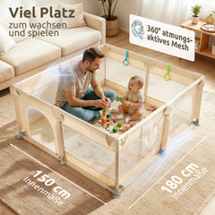Mallie Laufstall Ausstattung und Größen